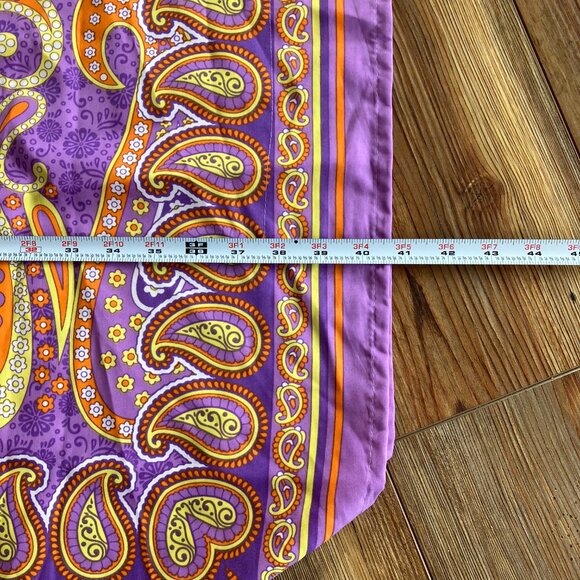 Gypsie Blu Kaftan in Purple & Yellow Design One Size Tunic Boho Casual Beach - Picture 6 of 6